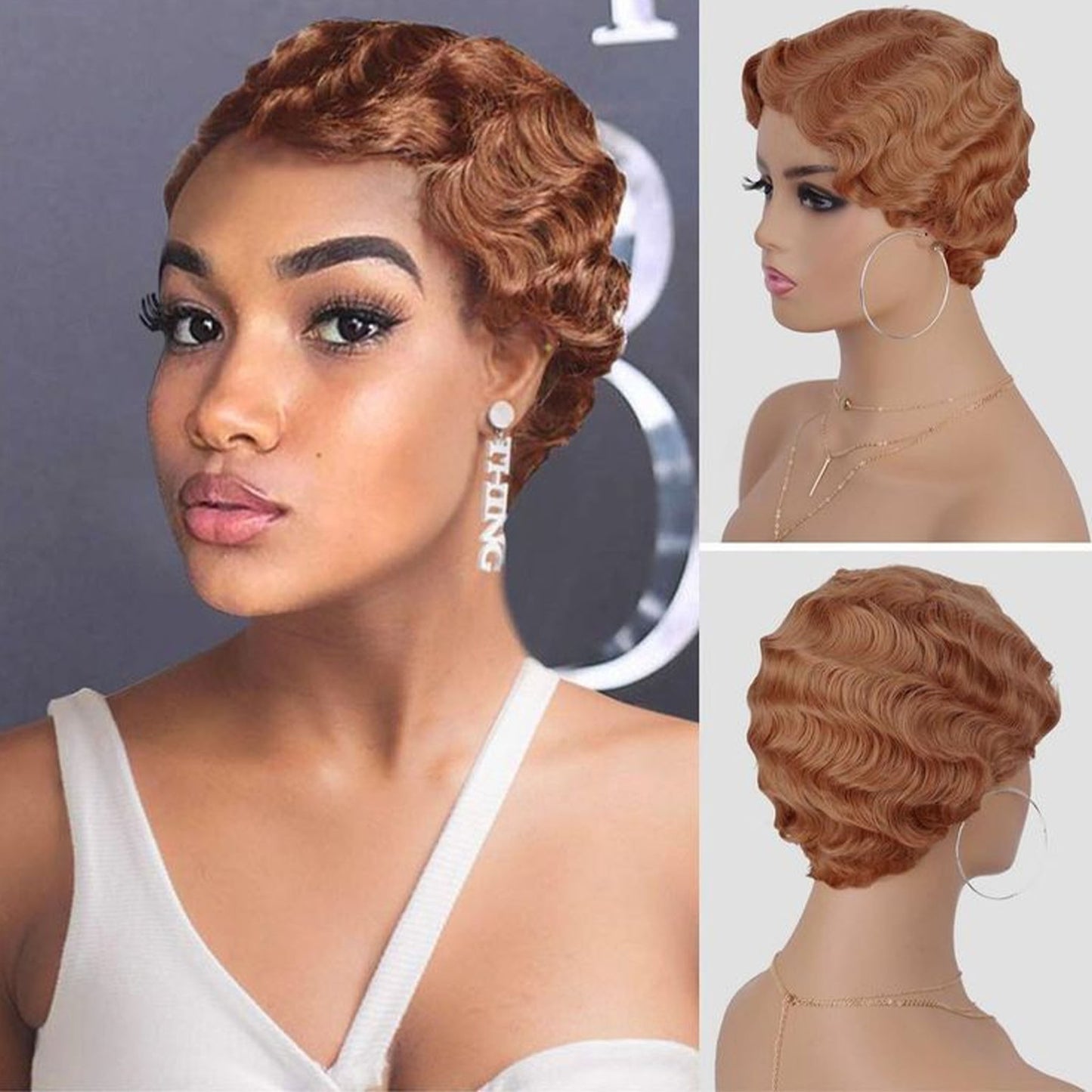 Pixie Wig highlight 9012