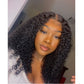 13X4 lace frontal wig Natural Kinky Curly