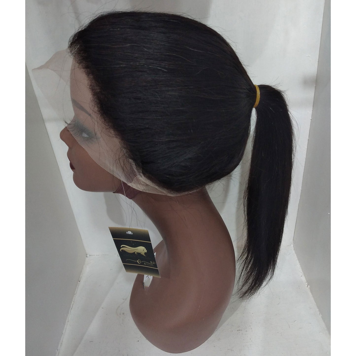 360 Wig Lace Black Straight